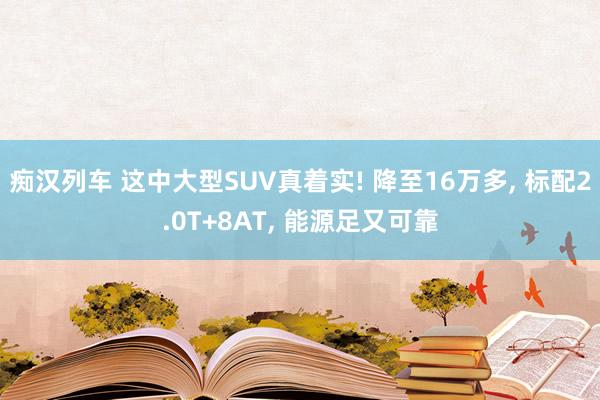 痴汉列车 这中大型SUV真着实! 降至16万多， 标配2.0T+8AT， 能源足又可靠